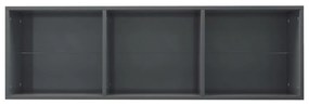 Estante/móvel TV derivados de madeira cinzento brilhante