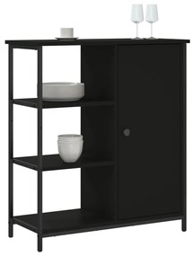 Aparador 70x30x80 cm derivados de madeira preto