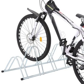 Suporte independente para 6 bicicletas aço galvanizado