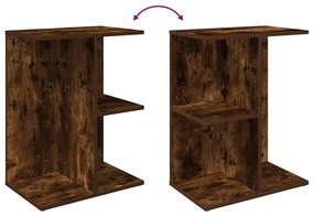 Mesas cabeceira 2pcs 46,5x29x61cm deriv.madeira carvalho fumado