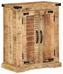 vidaXL Buffet Castanho 55 x 35 x 70 cm madeira de mangueira áspera