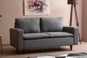 Sofá de 2 Lugares Pafu Lungo — Cinzento - 180x52x75 cm - Design Modern