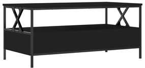 Mesa de centro 100x51x45 cm derivados de madeira preto