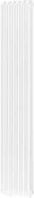 Mexen Kent radiador decorativo 1882 x 380 mm, 1392 W, branco - W216-1882-380-00-20