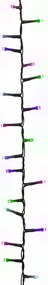 Cordão de luzes compacto 1000 luzes LED 25m PVC pastel multicor