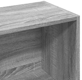 Estante 57x28,5x174 cm derivados de madeira cinzento sonoma