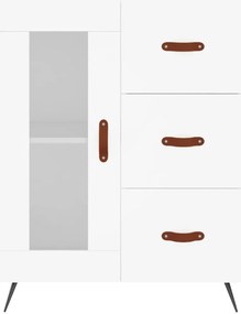 Armário alto 69,5x34x180 cm derivados de madeira branco