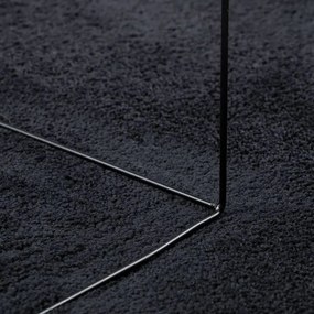Tapete de pelo curto OVIEDO 120x170 cm preto