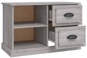 Móvel de TV 73x35,5x47,5cm derivados de madeira cinzento sonoma