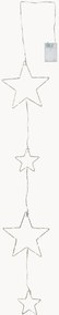 Grinalda luminosa LED decorativa de Natal Drop Stars