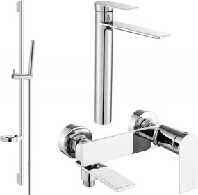 Mexen Zero DS70 conjunto de banheira, cromado - 7113DS70-00