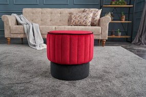 Pouffe Rose – Vermelho – 40x40x40 cm