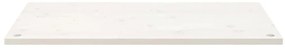 Tampo de secretária 110x55x2,5 cm pinho maciço branco
