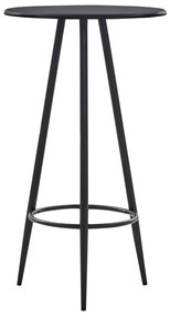 5 pcs conjunto de bar plástico preto