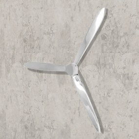Hélice de parede 70 cm alumínio prateado