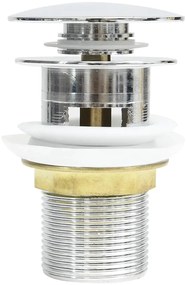 Conjunto de móveis de casa de banho derivados de madeira branco