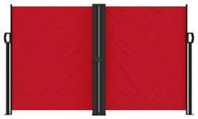Toldo lateral retrátil 140x600 cm vermelho