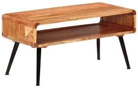vidaXL Mesa de centro 95x40x45 cm madeira de acácia maciça