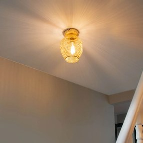 Candeeiro de teto oriental dourado - Nidum Bene