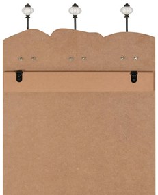 Bengaleiro de parede com 6 ganchos 120x40 cm MEN LADIES