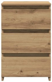 Mesa de cabeceira em carvalho artesanal 40x35x62,5 cm