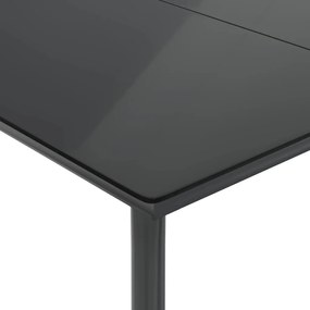 5 pcs conjunto de jantar p/ jardim c/ almofadões vime PE cinza