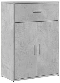 Aparadores 2 pcs 60x30x84 cm derivados madeira cinzento cimento