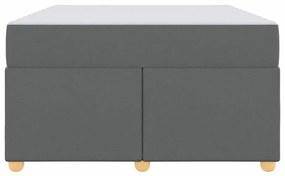 Estrutura de cama com colchão Cinzento escuro 120 x 200 cm