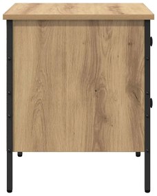 Gabinete de Cabeceira Carvalho Artesanal 40x42x50 cm Madeira Engenheir
