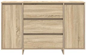 Aparador Carvalho Sonoma 120x41x75 cm Madeira de Engenharia