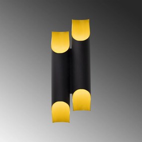 Candeeiro de Parede Efsun – Preto – 160 x 12 cm, Altura 45 cm