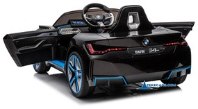 Carro eletrico crianças BMW I4 12V 2.4G Preto Metalizado