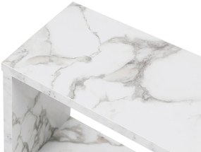 Mesa de Apoio Life – Branco/Preto – 60x60x20 cm
