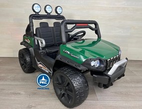 Carro eletrico crianças Todo terreno buggy guepard verde 2 Lugares