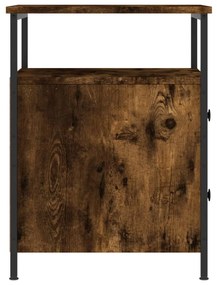 Mesa cabeceira 44x45x60 cm derivados de madeira carvalho fumado