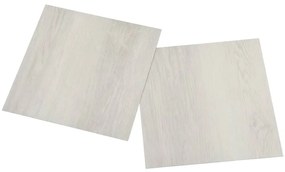 Tábuas de soalho autoadesivas 20 pcs 1,86 m² PVC bege