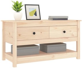 Mesa de centro 102x49x55 cm pinho maciço