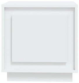 Mesas de cabeceira 2 pcs 44x35x45cm derivados de madeira branco