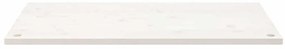 Tampo de secretária 110x60x2,5 cm pinho maciço branco