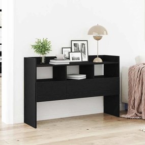 Sideboard vidaXL Preto Carvalho 105x30x70 cm Madeira de Engenharia