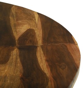 Mesa de Jantar Redonda Ø160x76 cm Madeira de Acácia Sólida
