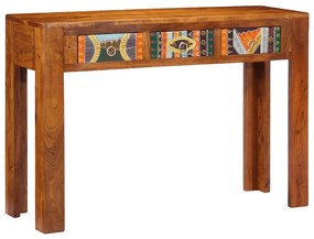 Mesa consola 110x35x75 cm madeira de acácia maciça