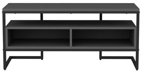 Móvel de TV Merrion – Preto Antracite – 110 cm x 35 cm x 49,9 cm