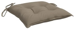 Almofadões móveis paletes 2 pcs tecido oxford cinza-acastanhado