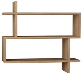 Estante City – Nogueira e Creme – 64,6 cm x 170 cm x 24,2 cm