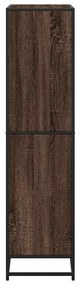 Estante 80,5x35x139 cm derivados de madeira carvalho castanho