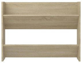Sapateira parede 80x18x60 cm derivados madeira carvalho sonoma