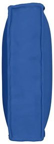 Almofada de palete para encosto azul royal 80x40x12 cm, feita de tecid