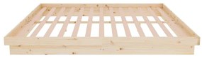 Estrutura de cama super king 180x200 cm madeira maciça