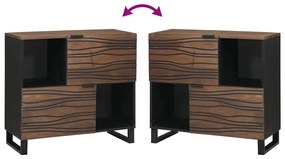 <strong>Buffet </strong> 80x33.5x75 cm em madeira de manga sólida